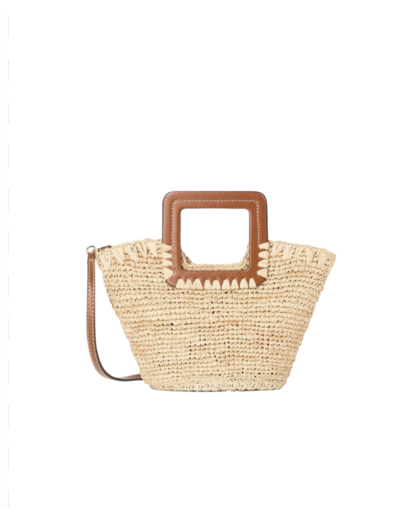 Staud SHIRLEY RAFFIA MINI BUCKET