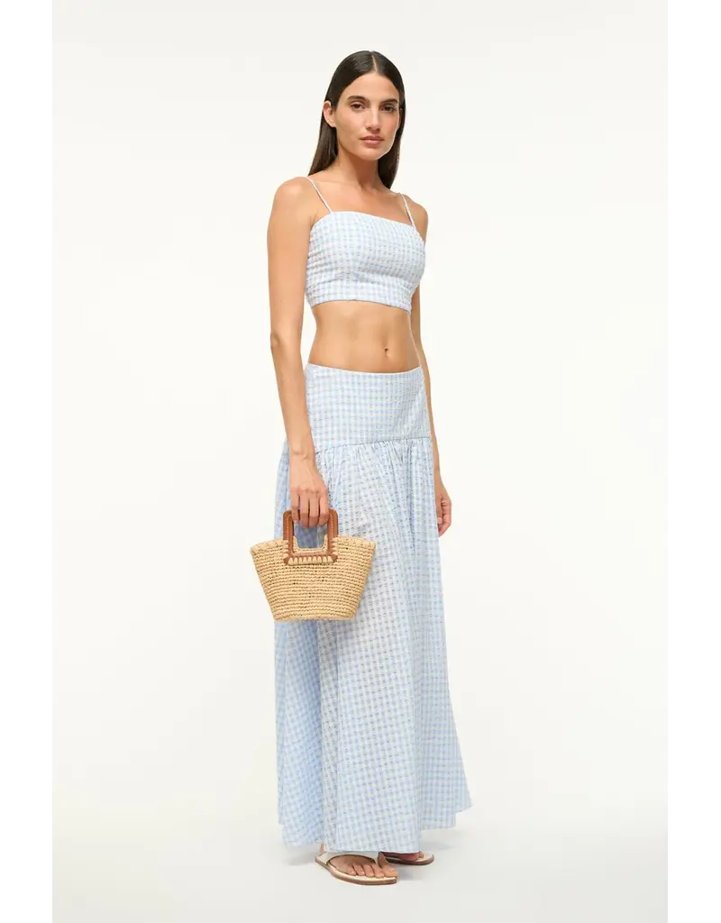 Staud SHIRLEY RAFFIA MINI BUCKET