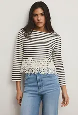 Veronica Beard HOVEY TOP WITH LACE