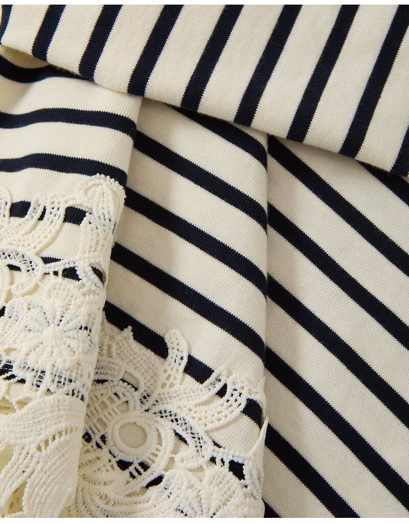 Veronica Beard HOVEY TOP WITH LACE