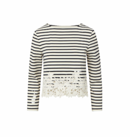 Veronica Beard HOVEY TOP WITH LACE