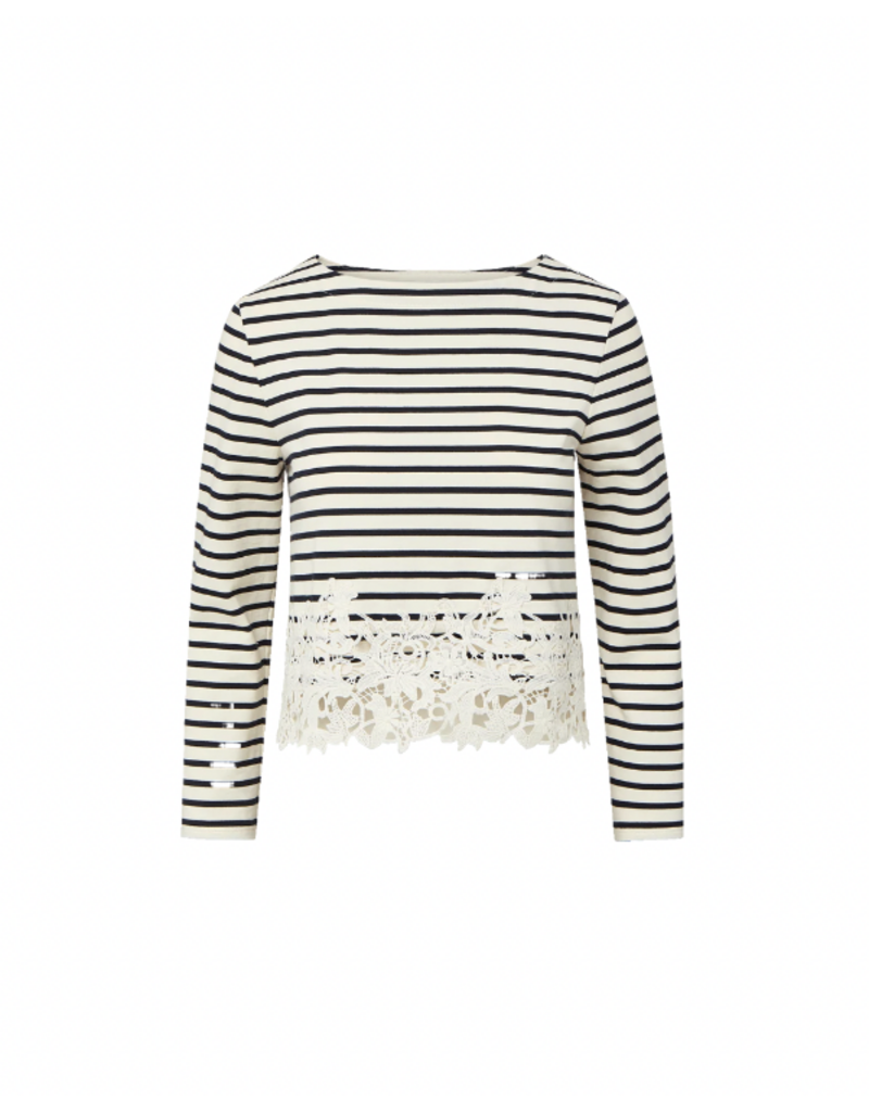 Veronica Beard HOVEY TOP WITH LACE