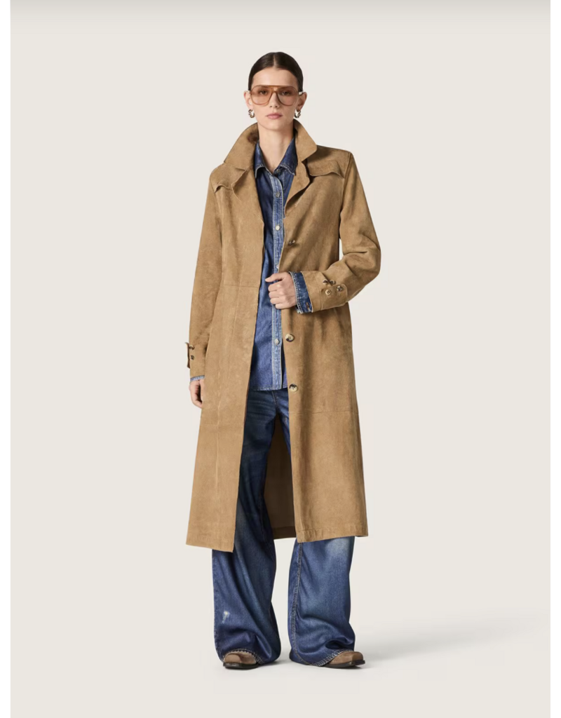 Golden Goose PEGGY TRENCH COAT WITH BELT