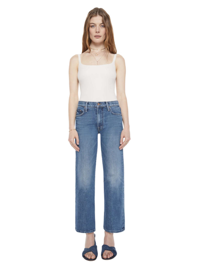 Mother THE MID RISE RAMBLER ZIP ANKLE