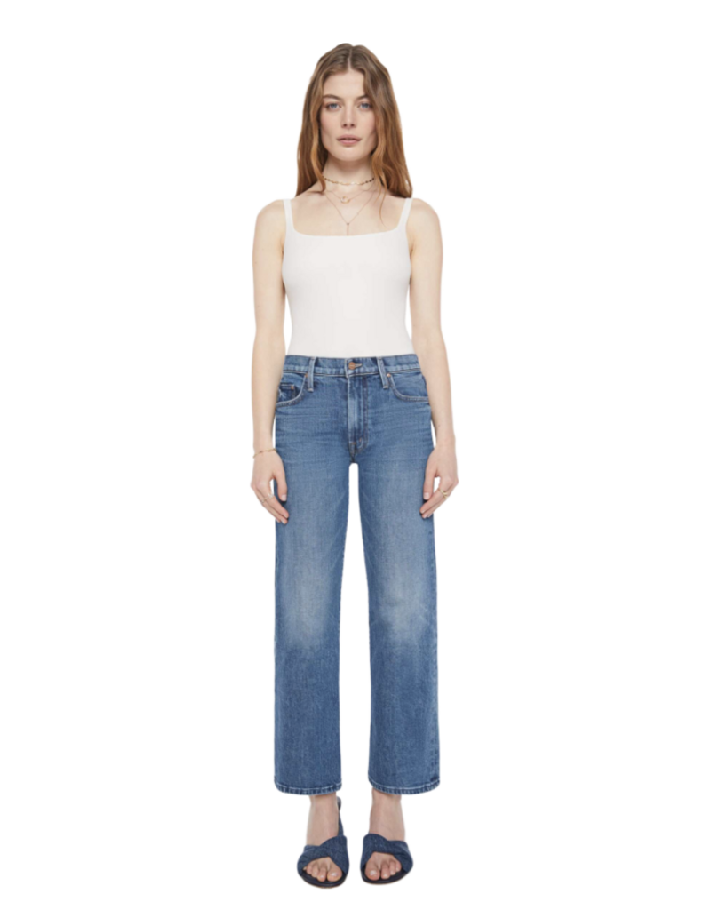 Mother THE MID RISE RAMBLER ZIP ANKLE