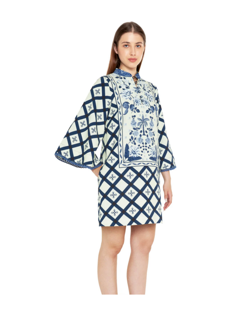 VERANDAH MINI KAFTAN DRESS