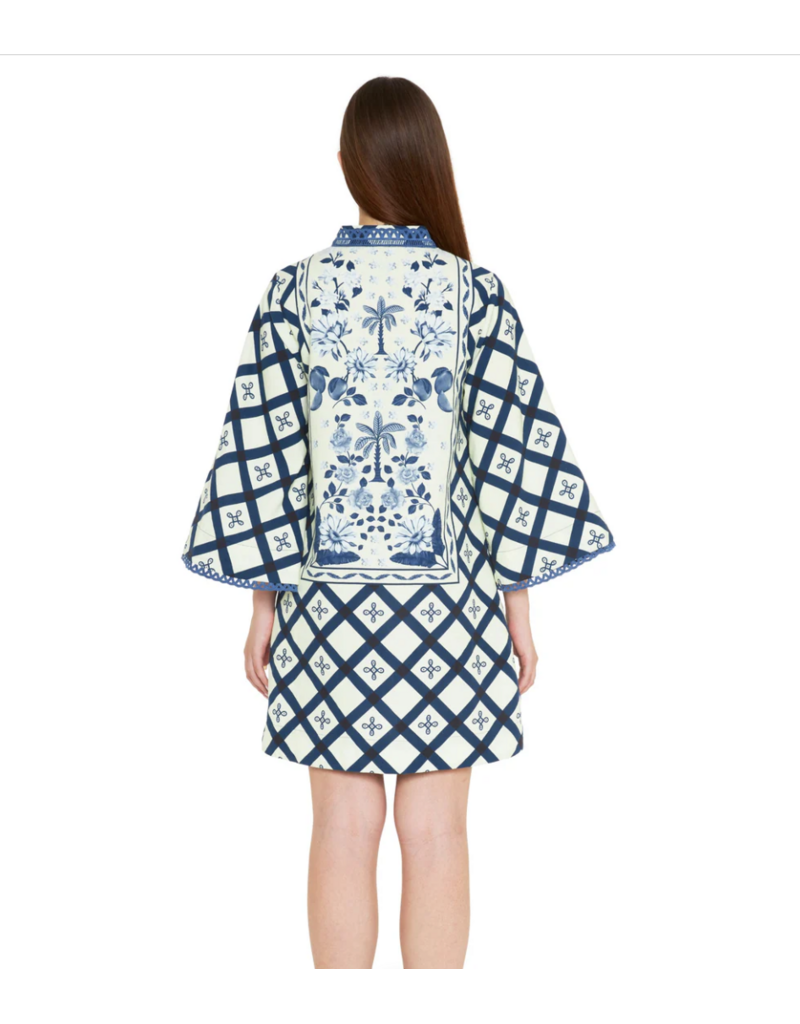 VERANDAH MINI KAFTAN DRESS