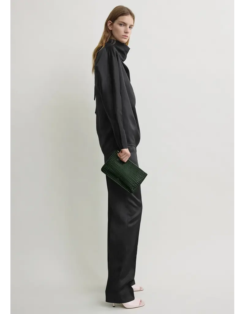 TOTEME THREEFOLD CROCO EMBOSSED CLUTCH