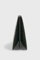 TOTEME THREEFOLD CROCO EMBOSSED CLUTCH