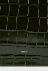 TOTEME THREEFOLD CROCO EMBOSSED CLUTCH