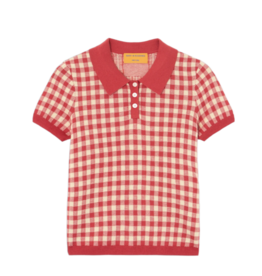 GUEST IN RESIDENCE GINGHAM SHRUNKEN POLO