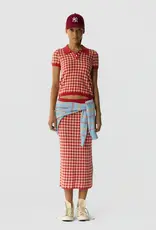 GUEST IN RESIDENCE GINGHAM SHRUNKEN POLO