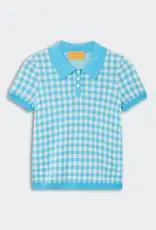 GUEST IN RESIDENCE GINGHAM SHRUNKEN POLO
