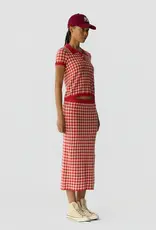 GUEST IN RESIDENCE GINGHAM LONG SKIRT