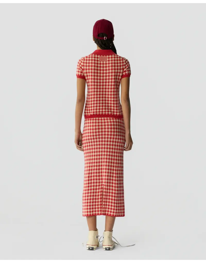 GUEST IN RESIDENCE GINGHAM LONG SKIRT