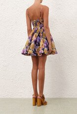 Zimmermann Luna V Neck Mini Dress