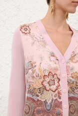 Zimmermann Luna Printed Silk Cardigan