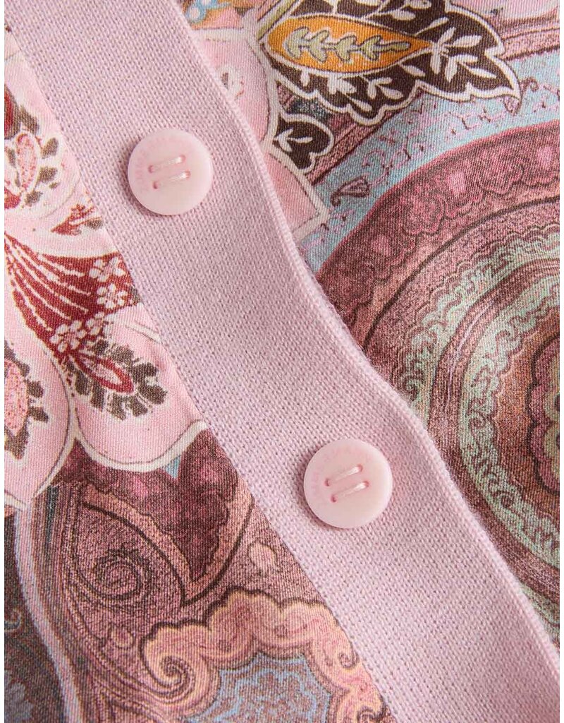 Zimmermann Luna Printed Silk Cardigan