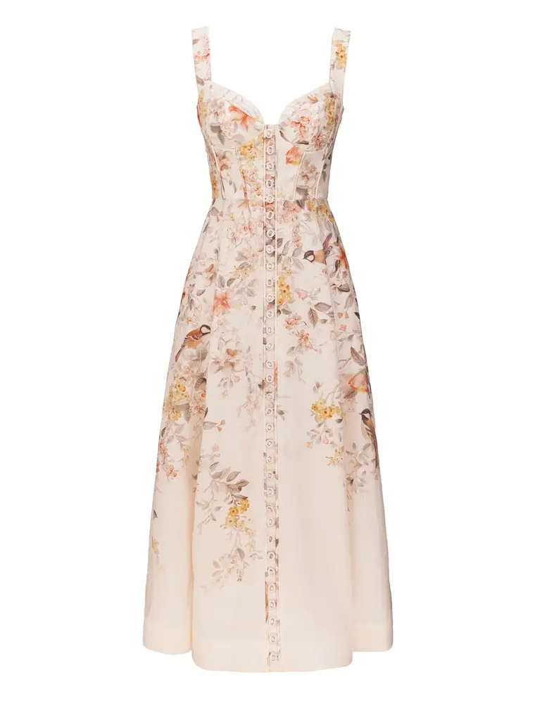 Zimmermann Luna Buttoned Picnic Dress