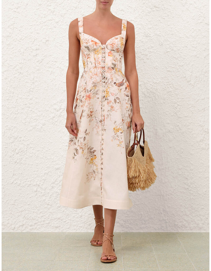 Zimmermann Luna Buttoned Picnic Dress