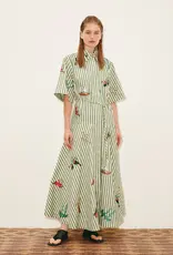 Alemais BISOU EMBROIDERED SHIRTDRESS