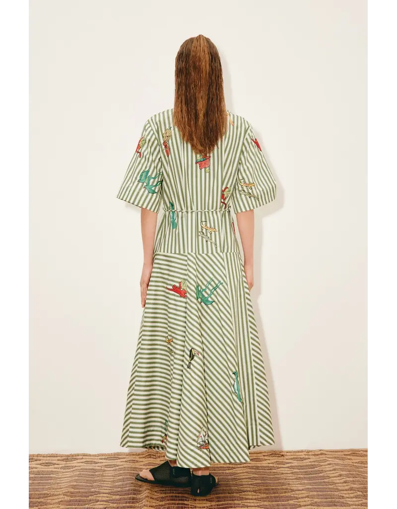 Alemais BISOU EMBROIDERED SHIRTDRESS