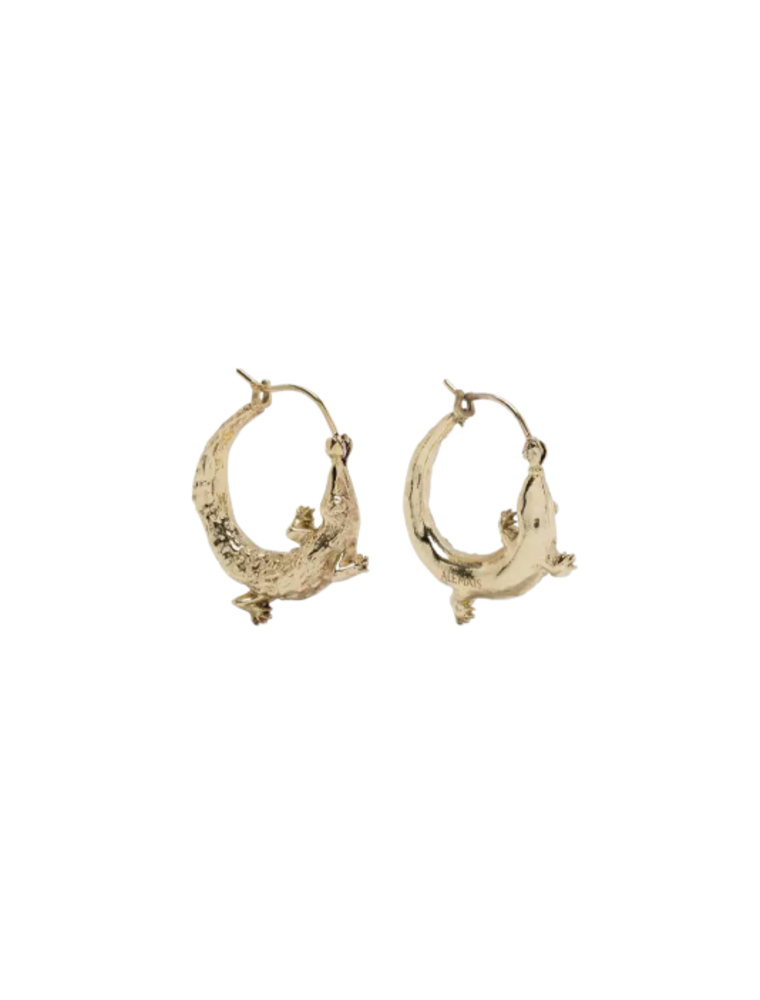Alemais ENCANTO ALIGATOR HOOP EARRINGS