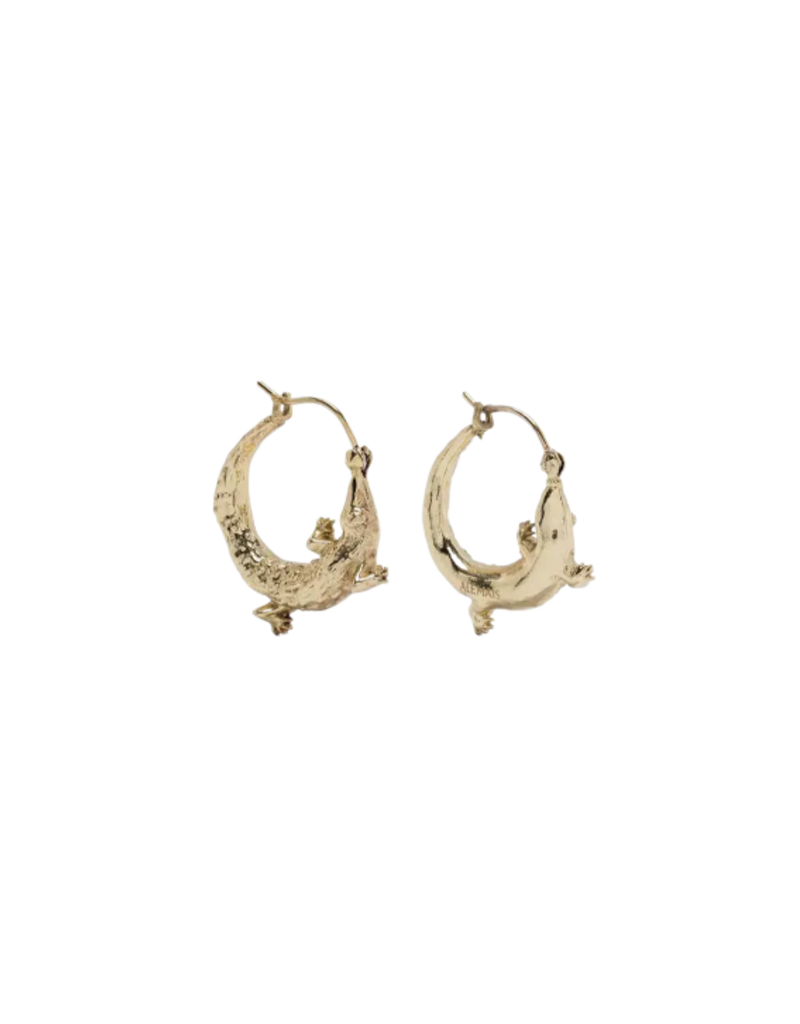 Alemais ENCANTO ALIGATOR HOOP EARRINGS