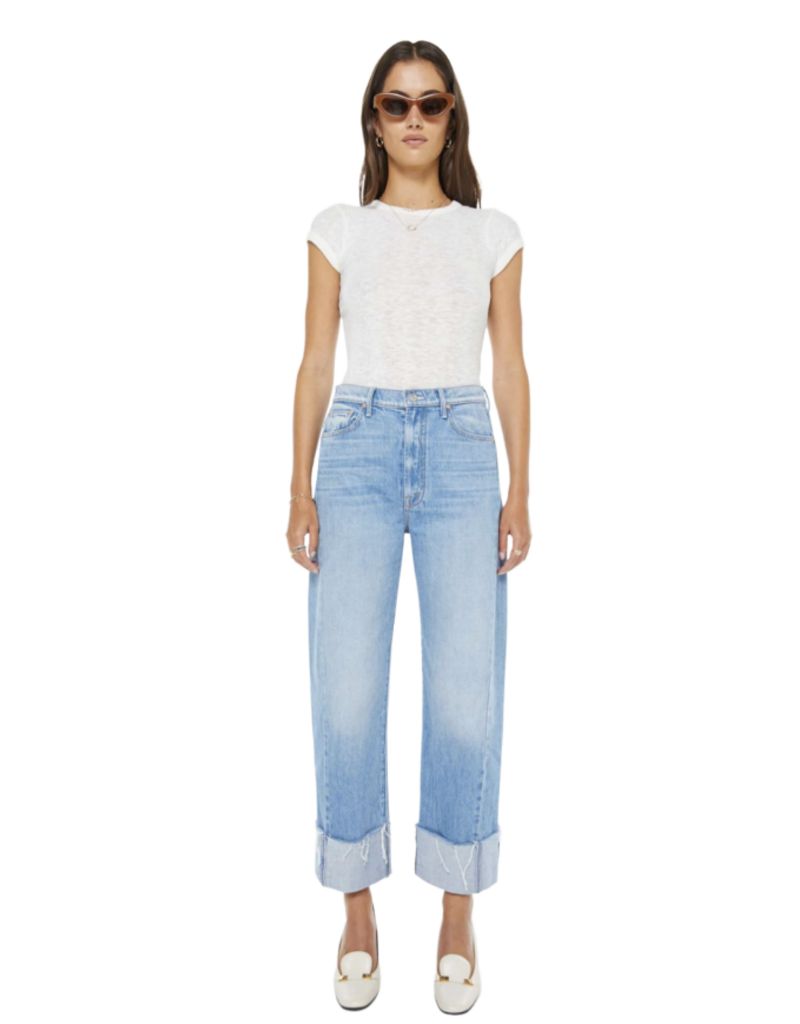 Mother THE HALF-PIPE ANKLE CUFF FRAY