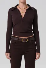 Citizens of Humanity Long Sleeve 60s Polo