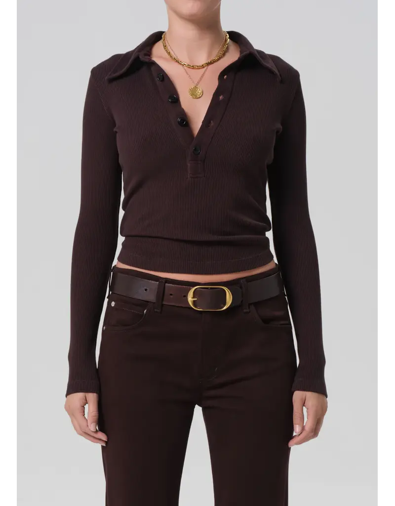 Citizens of Humanity Long Sleeve 60s Polo