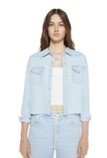 Mother The Super Exes Crop Step Fray