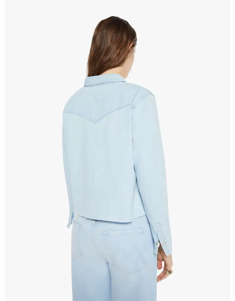 Mother The Super Exes Crop Step Fray