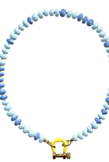 SPICY DAN 14KYG BLU OPAL W YELLOW CBNR