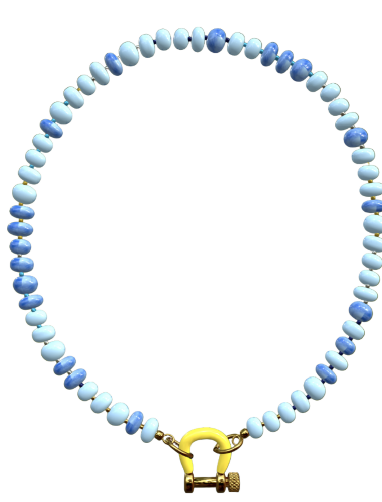 SPICY DAN 14KYG BLU OPAL W YELLOW CBNR