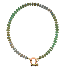 SPICY DAN 14KYG RNBW MOONSTONE W ORNG CBNR