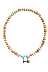 SPICY DAN 14KYG ORNG OPAL W BLU CBNR