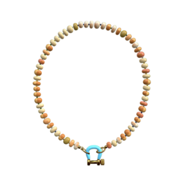 SPICY DAN 14KYG ORNG OPAL W BLU CBNR