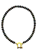 SPICY DAN 14KYG ONYX W YELLOW CBNR