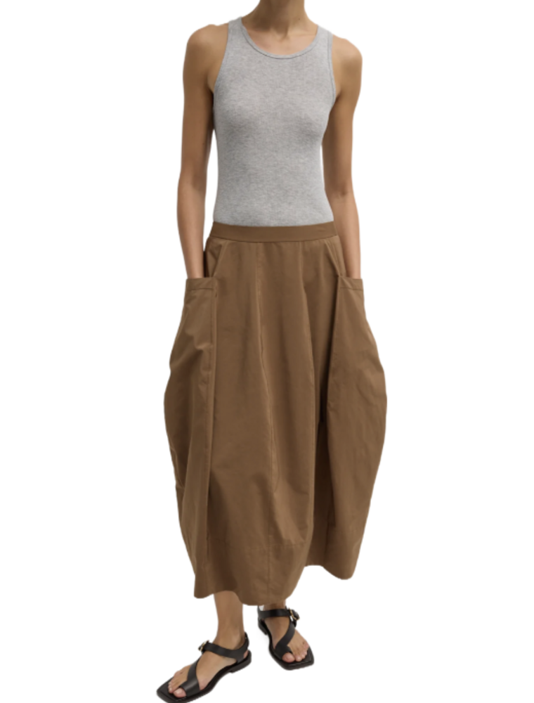 Tibi NYLON LANTERN SKIRT