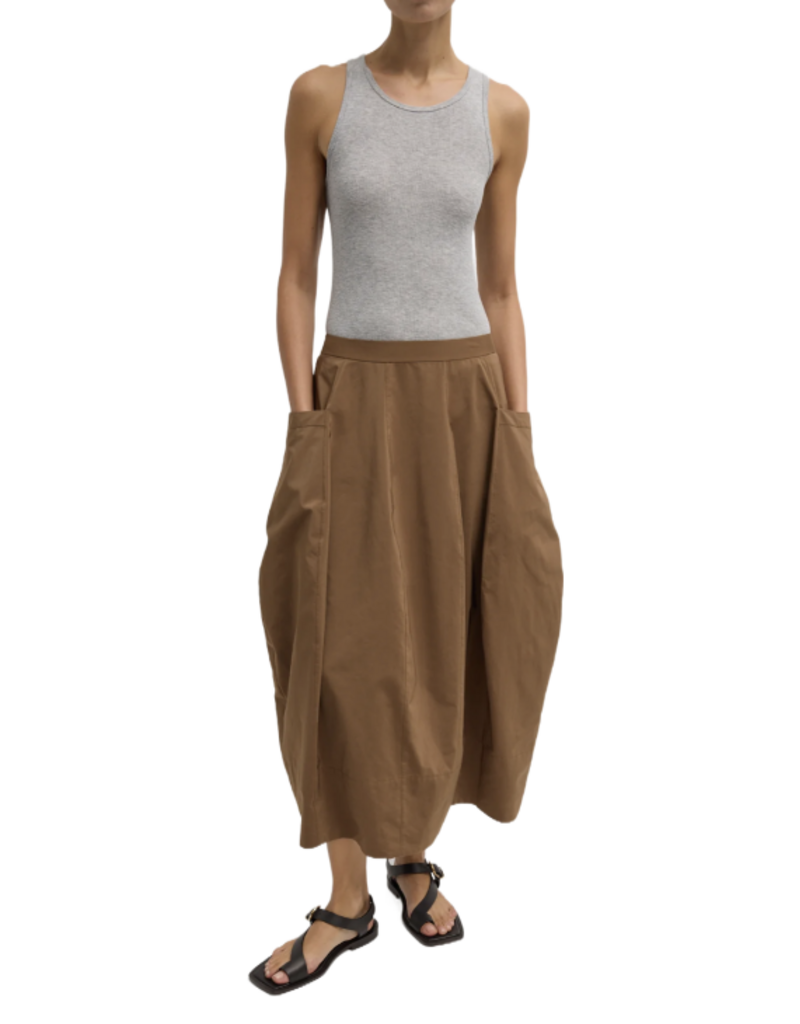 Tibi NYLON LANTERN SKIRT