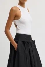 Tibi RIBBED SWEATER CUT OUT TANK