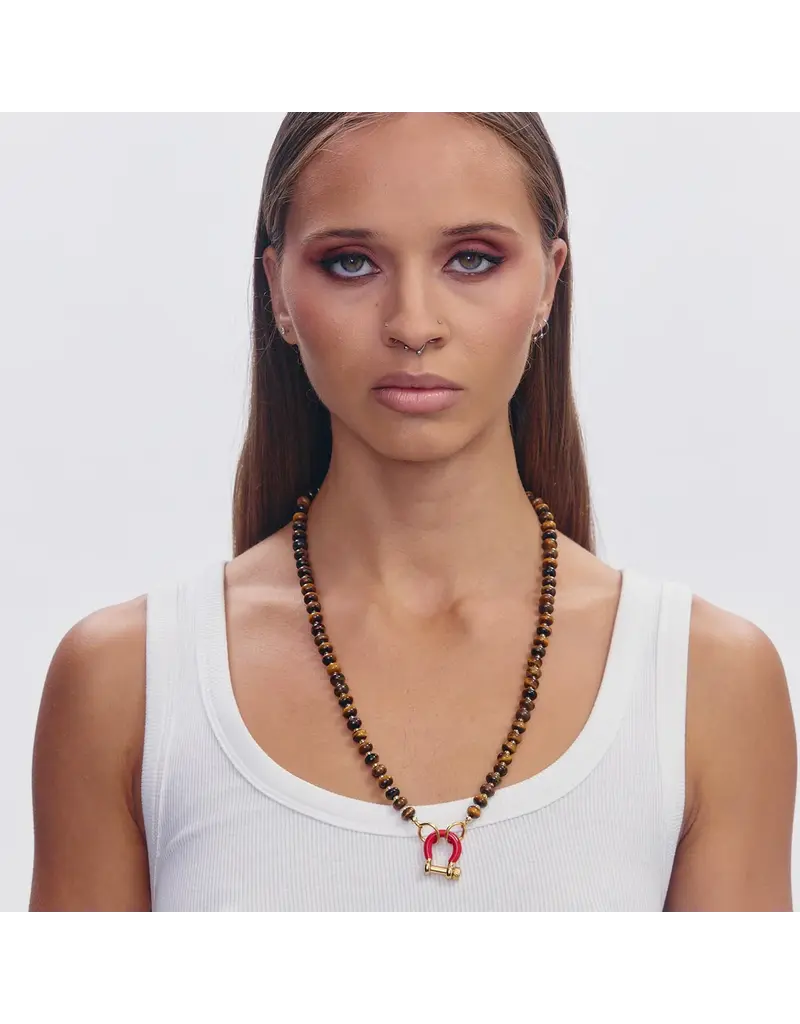 SPICY DAN 14K YG GARTH NECKLACE