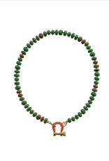 SPICY DAN 14K YG BEAN NECKLACE