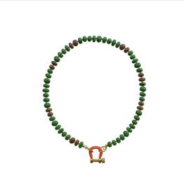 SPICY DAN 14K YG BEAN NECKLACE