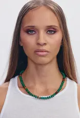 SPICY DAN 14K YG BEAN NECKLACE