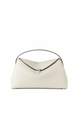 TOTEME T-Lock Grained Leather Top Bag