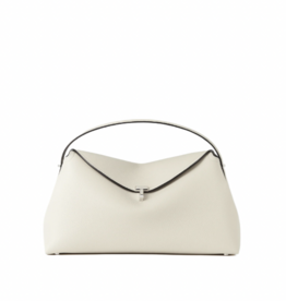 TOTEME T-Lock Grained Leather Top Bag