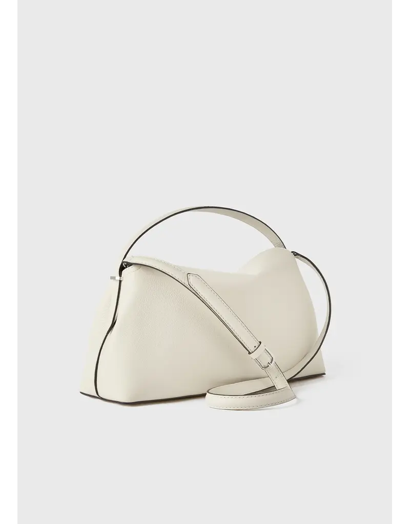 TOTEME T-Lock Grained Leather Top Bag