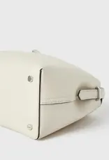 TOTEME T-Lock Grained Leather Top Bag